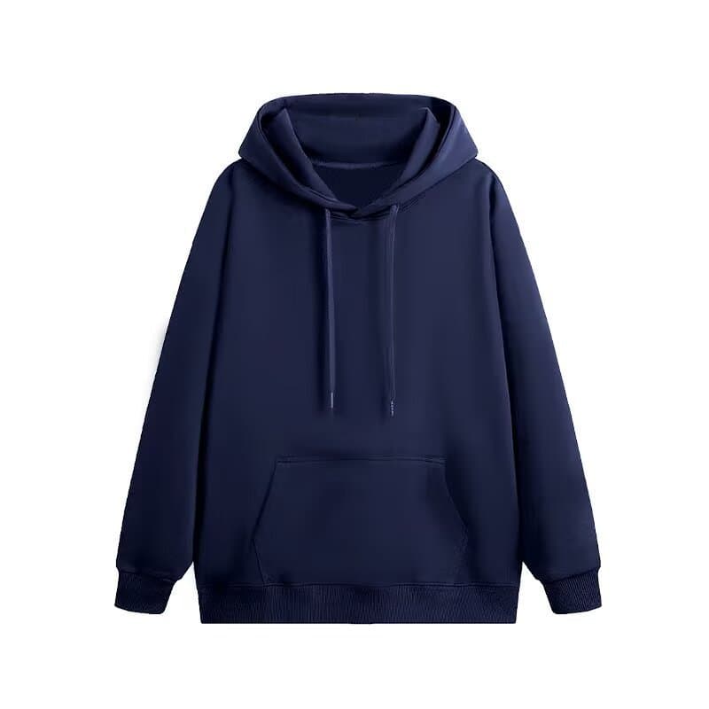 Fleece-lined Hoodie, Trendy Ins Style, New Fashion, Simple, Harajuku, Artistic, Casual, Versatile, Japanese Streetwear