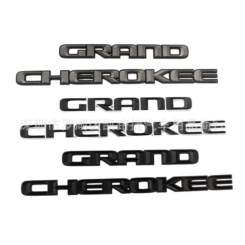 For Jeep Grand Cherokee Fender Side Badge Integrated GRAND CHEROKEE Side Door Emblem