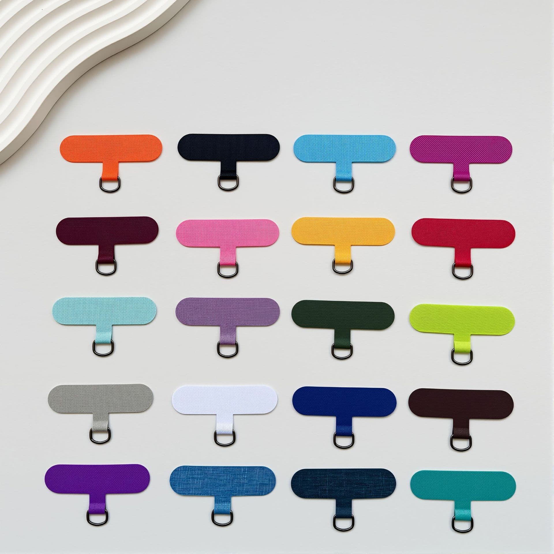 Direct Supply Phone Lanyard Pad Anti-Loss Oxford Cloth Phone Lanyard Pad Flexible Detachable Phone Clip