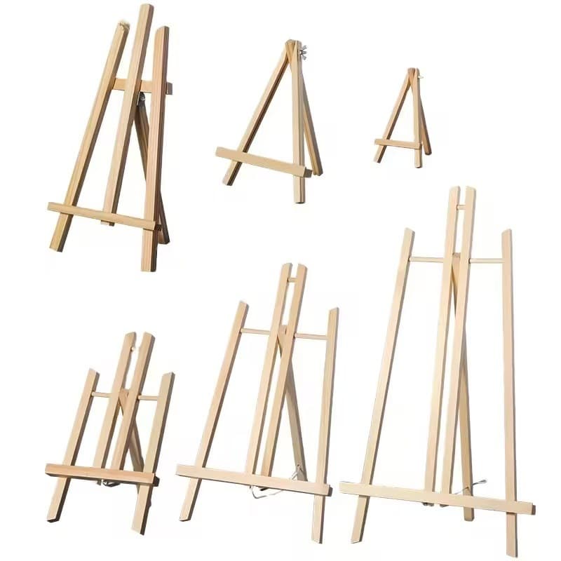 Mini easel desktop small easel wooden children's tripod picture frame drawing board display stand set wholesale easel