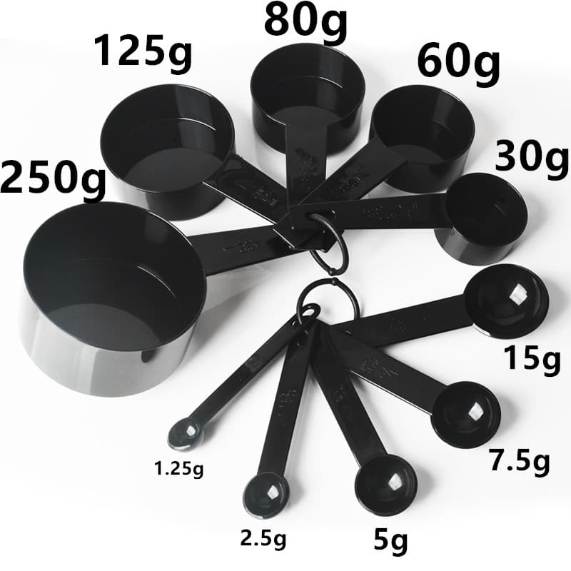 10-Piece Baking Measuring Cup and Spoon Set Kitchen Measuring Spoons Gram Scale Spoon Measuring Spoon Plastic Spoon
