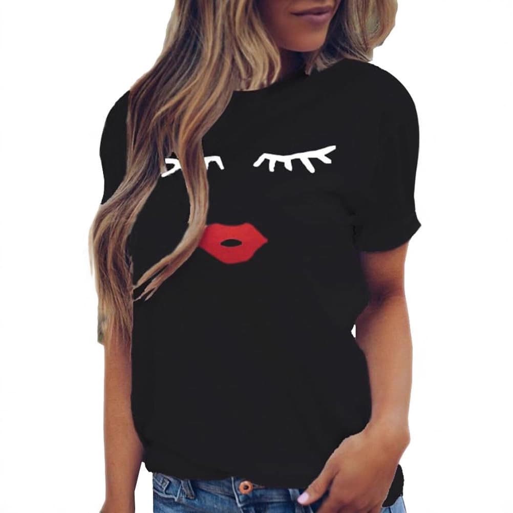 LOOKFACE Women's Cute T Shirt Junior Tops Teen Girls Graphic