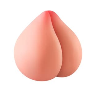 Men's internet celebrity peach boob ball sexy masturbation airplane cup simulation famous device vaginal buttocks inverted mold sex toy