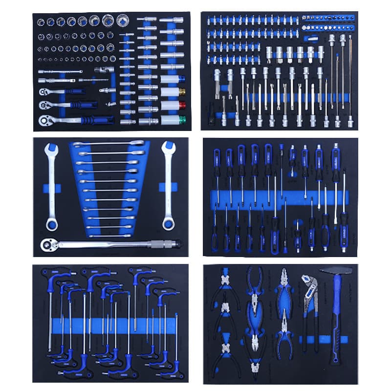245-Piece Comprehensive Tool Set, 7 Professional Auto Repair and Machine Repair Comprehensive Tool Sets, Repair Shop Set Tools