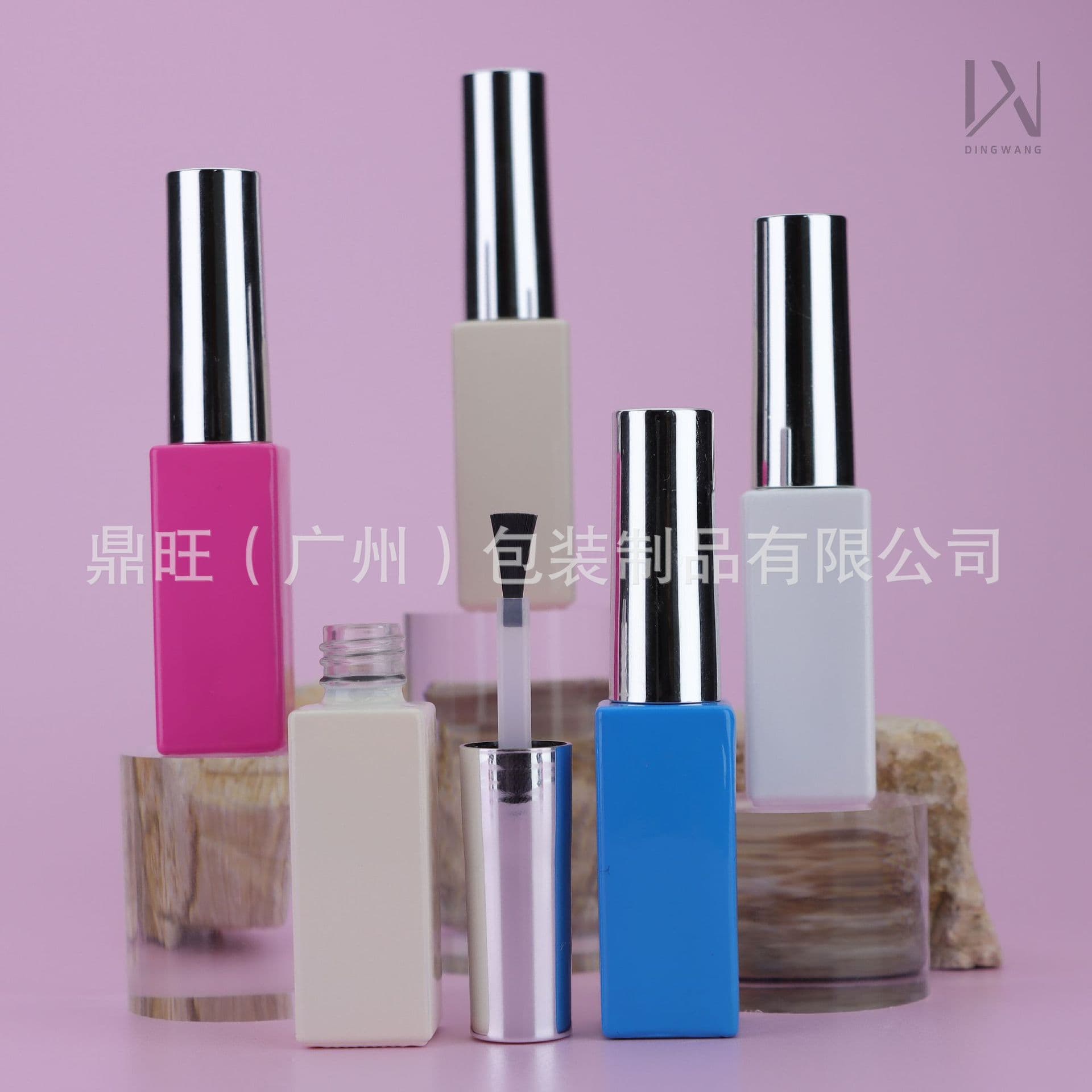 8ml Nail Gel Empty Bottle, Light-Blocking Nail Polish Glass Empty Bottle, Nail Gel Empty Refill Bottle