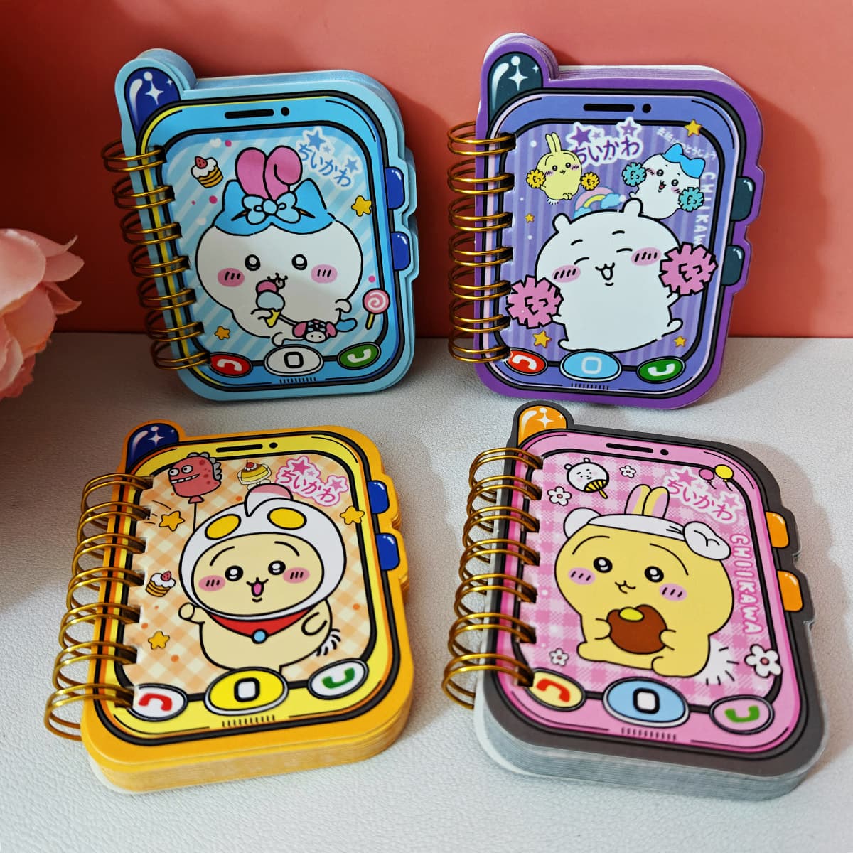Jiyikawa Creative Mobile Phone-Shaped Coil Notebook Mini Pocket Notebook Student Portable Journal Small Notebook