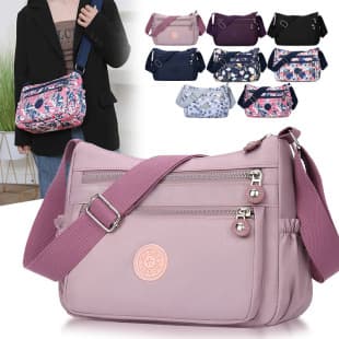 Oxford fabric nylon shoulder crossbody bag, fashionable casual women's mom bag, trendy women's bag 2025 hot sale