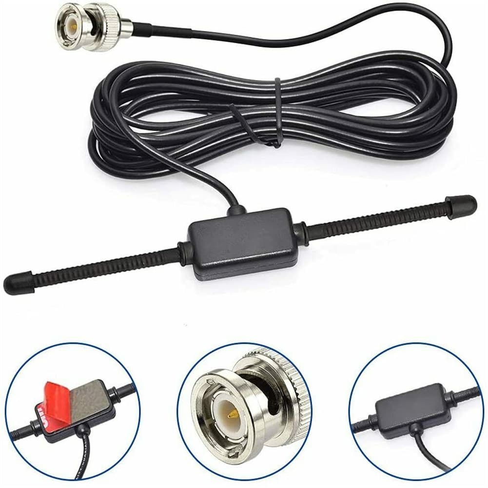 Walkie-talkie antenna, VHF car antenna, BNC male dipole antenna, radio scanner, radio
