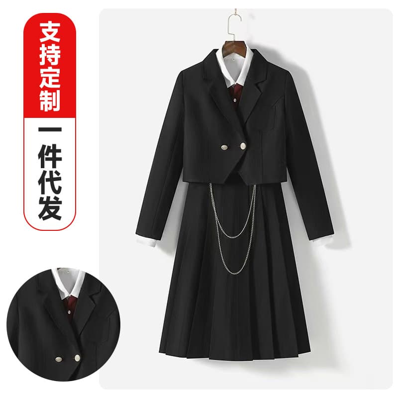 Factory Direct Japanese Classic One-Button Suit Blazer, Versatile Spring/Autumn Outerwear, Sweet Set