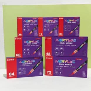 Soft Tip Liquid Acrylic Marker Pen Single Color Refill for Children's Art Painting Graffiti, Blendable Watercolor Marker Pen