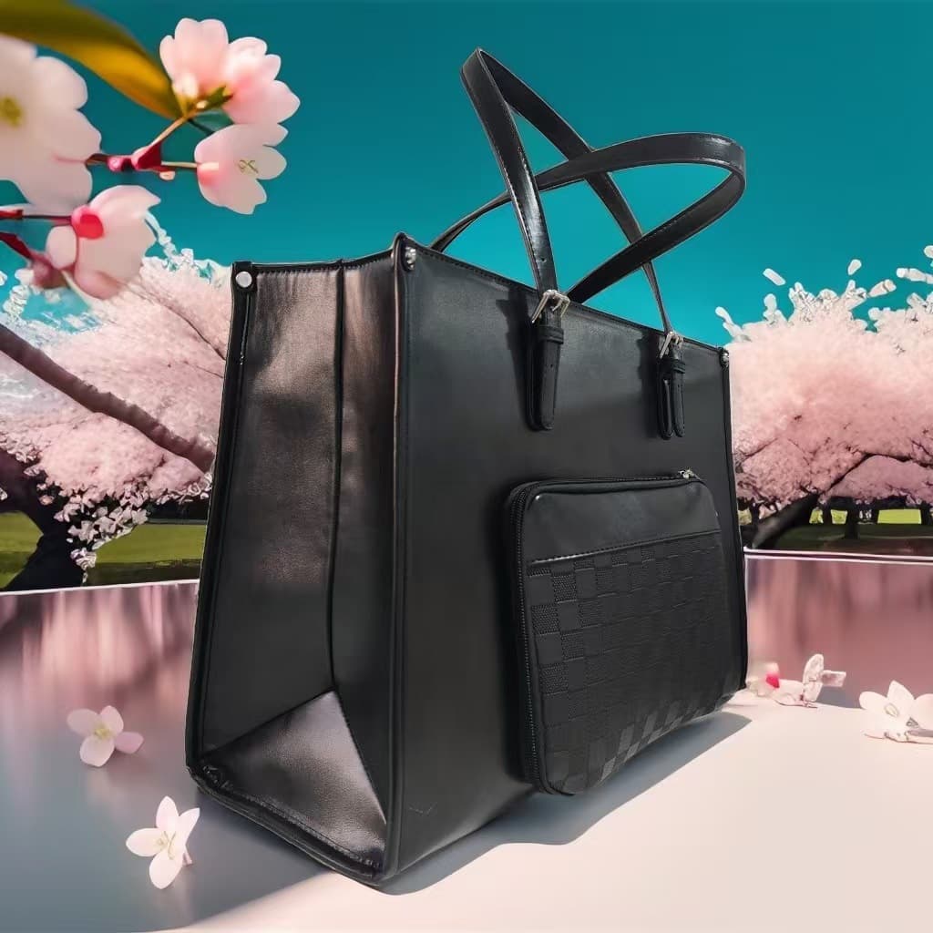 Cross-border Fashion 2025 New Women's Handbag Tote Fashionable Commuter Shoulder Crossbody Large Bag