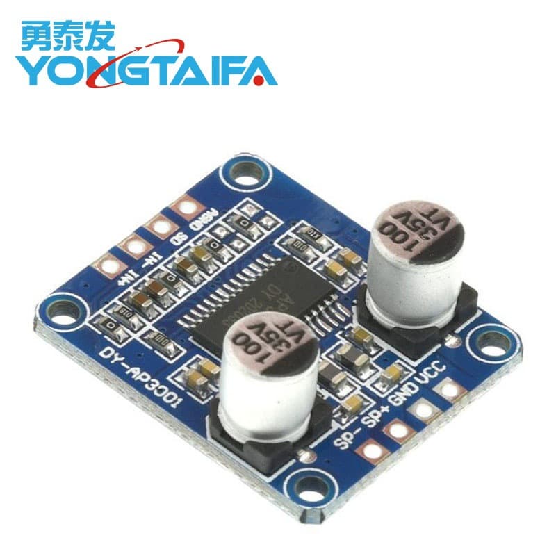10W/20W/30W High Power Amplifier Module Class D Digital Audio Amplifier Board 12V/24V Power Supply DY-AP3001