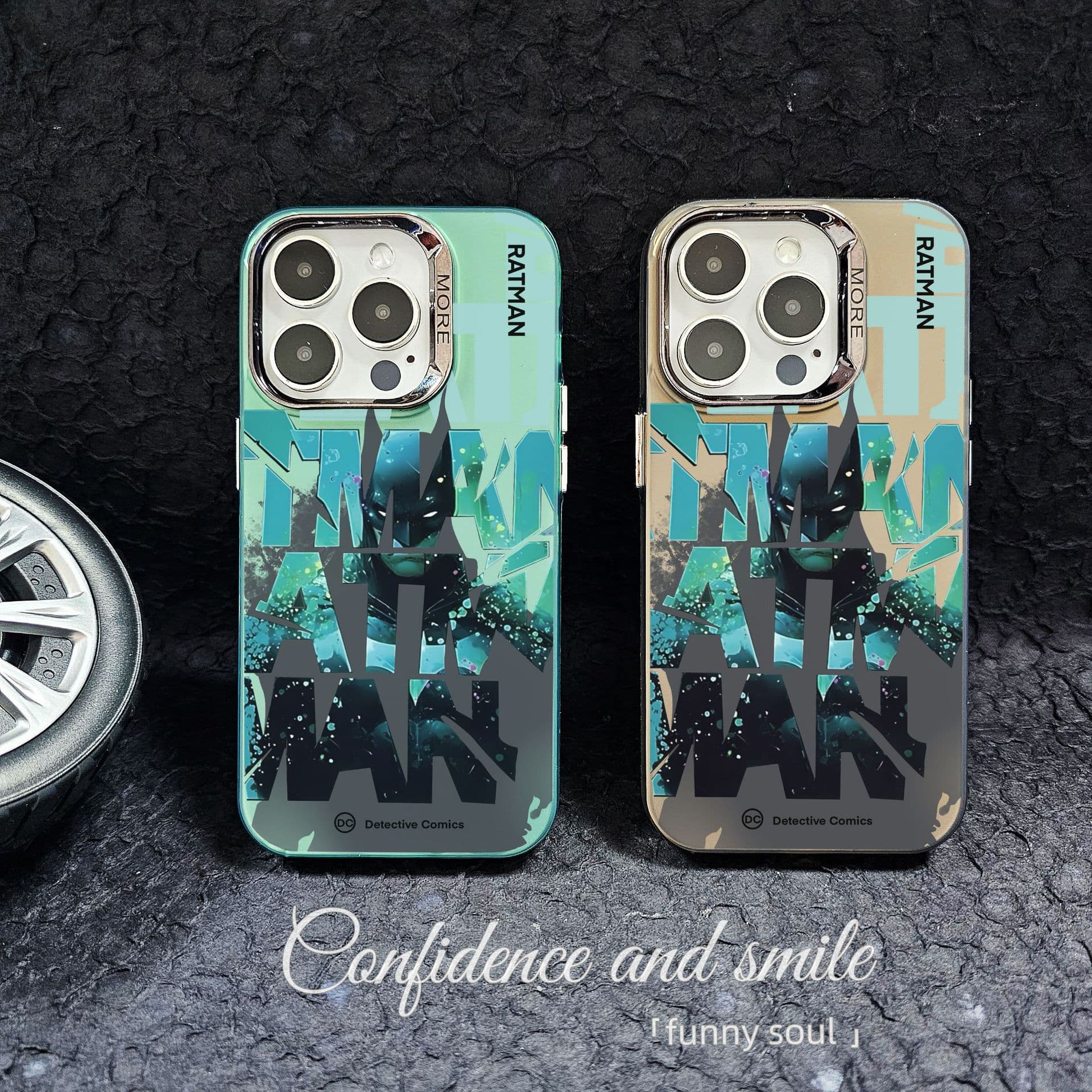 Suitable for iPhone 16 Phone Case Apple 15 Pro Max 14 13 12 11 X IM DBATMAN Animation Secondary Element