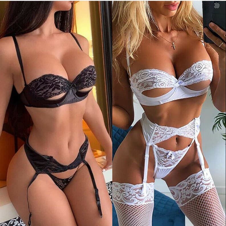 Cross-Border Best-Selling Sexy Lingerie Set: Bra, Panties, Sleepwear, Lace Fashion Homewear for Women