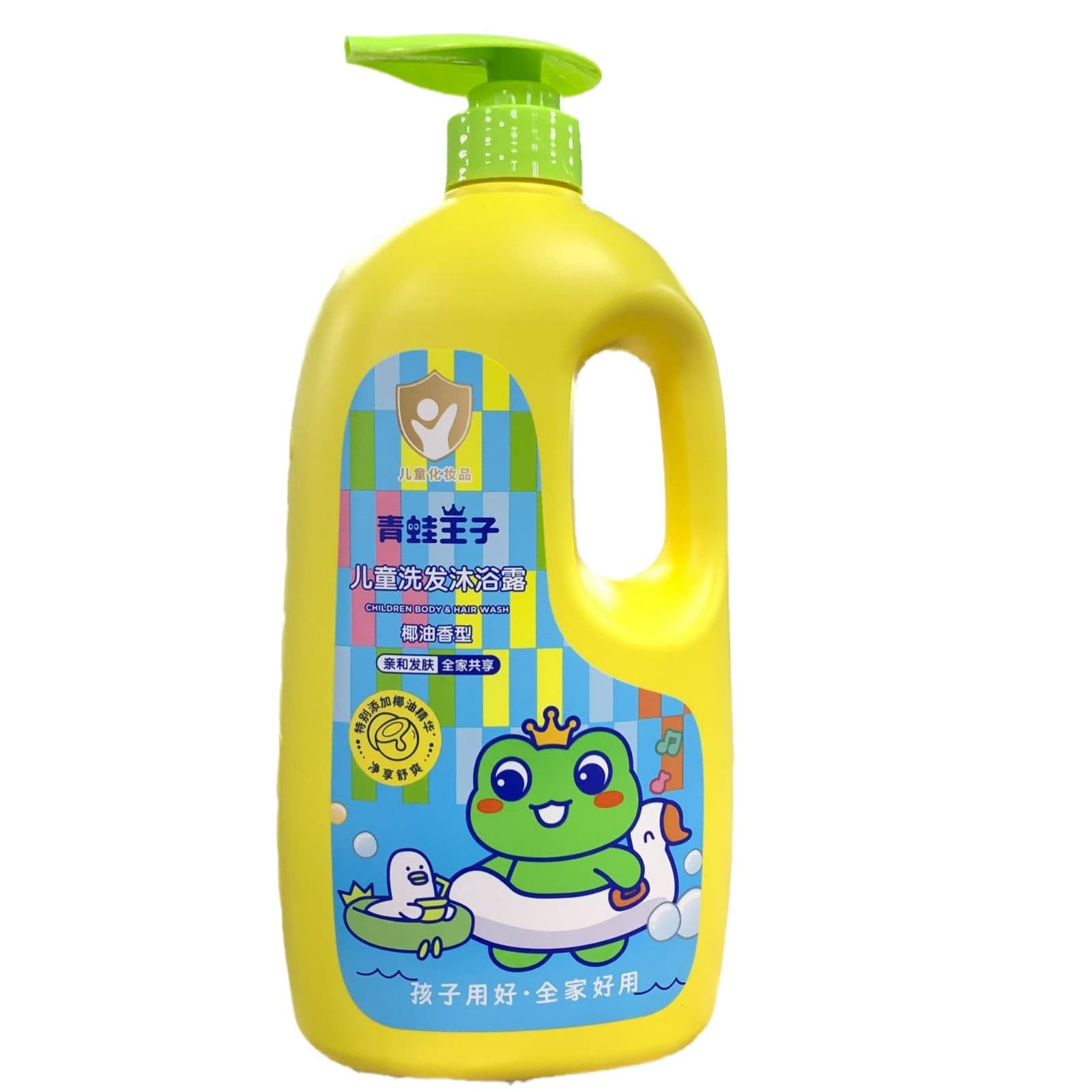 Frog Prince 2-in-1 Children's Shampoo and Body Wash, Large Size, Gentle for Tender Skin, Wholesale for Home Use
