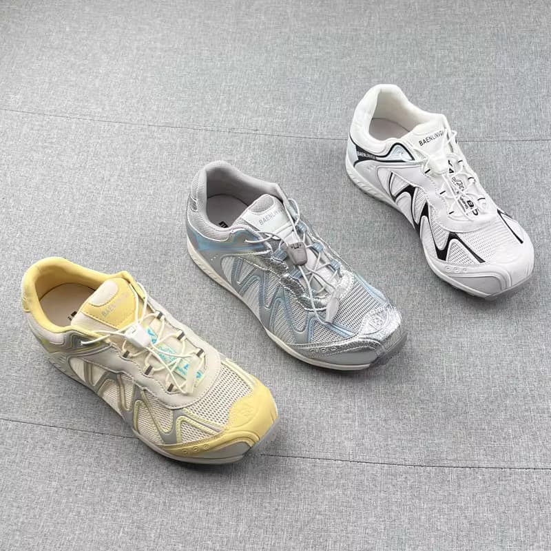Genuine Leather Single-Mesh Hollow Anti-Slip Sole Hiking Shoes for Women 2025 Summer New Casual Outdoor Jogging Shoes