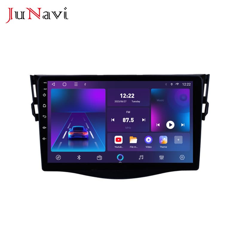 For Toyota RAV4 06-12 Android Large Screen Car Navigation Bluetooth Wireless Carplay