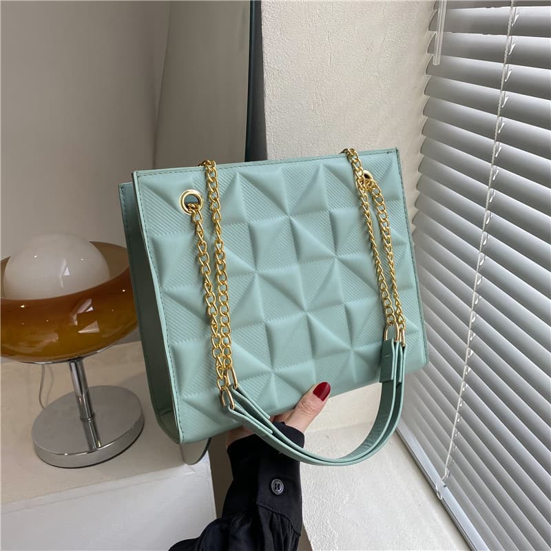 Leather Underarm Bag Women's Large Capacity Handbag Shoulder Bag Casual Style In Various Colors Fashionable Ladies Tote