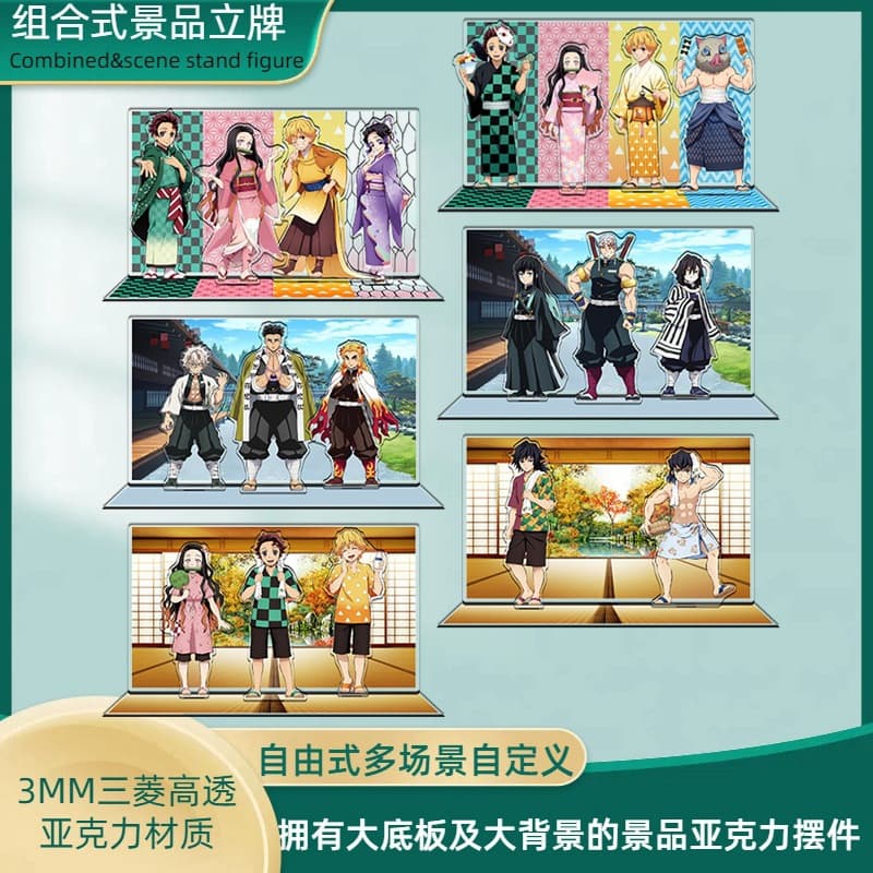 Demon Slayer: Kimetsu no Yaiba 3: Forged Sword Village Chapter Japanese two-dimensional animation peripheral freely assembleable scenery brand