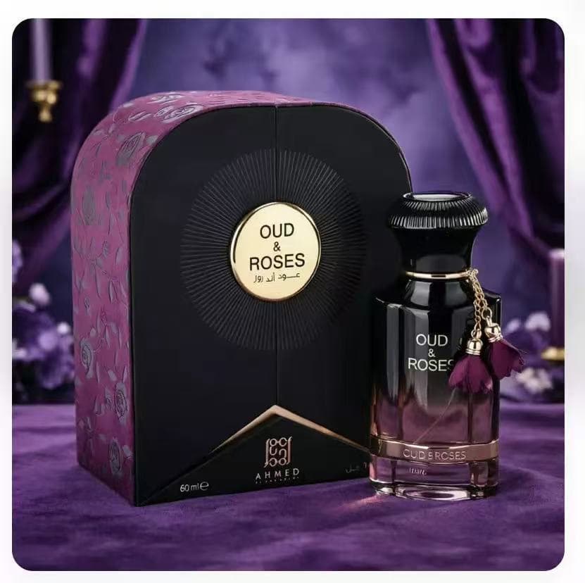 Cross-border Perfume Wholesale AHMED OUD & ROSES Perfume Middle East Dubai Fragrance Long-lasting Scent for Export