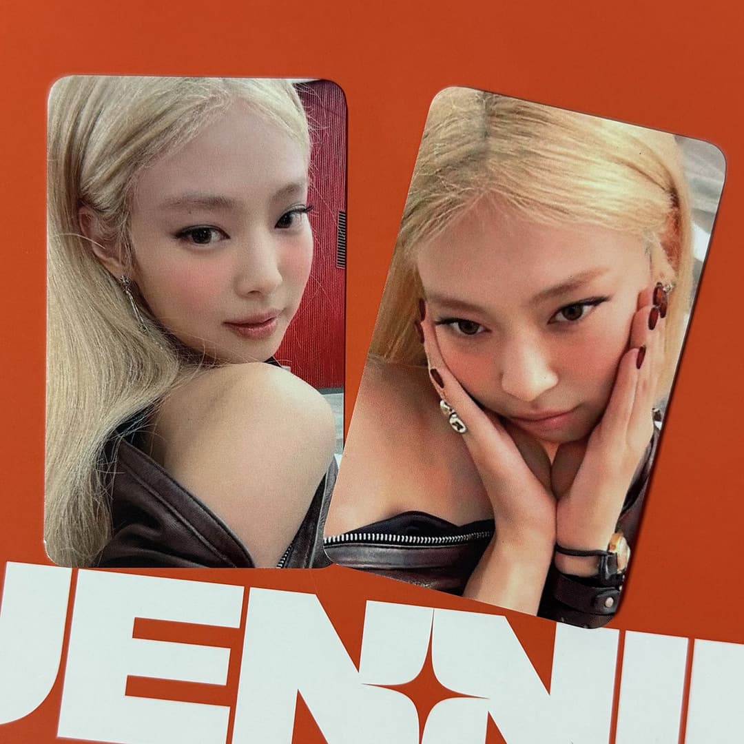BLACKPINK's Jennie Pink solo single Mantra song card photocard