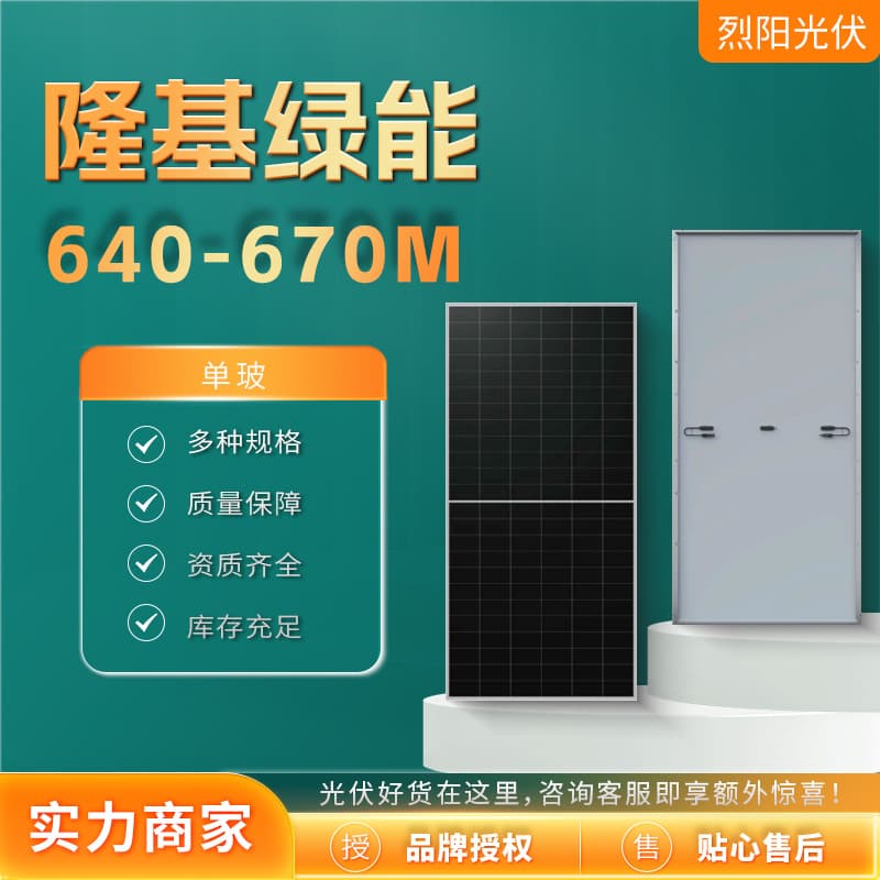 Longi X10 Solar Photovoltaic Panel 640W-670W Distributed Solar Photovoltaic Module Himo X10