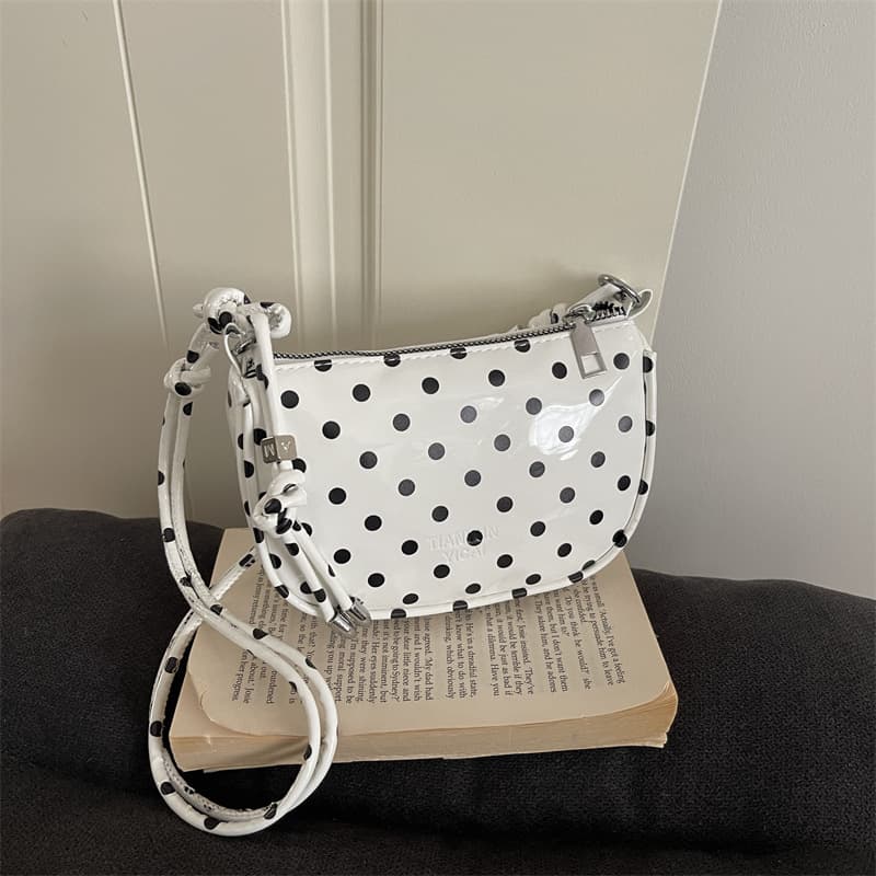 Fashion Polka Dot Bag 2026 New Women's Bag Minimalist Bag Korean Style Niche Design Shoulder Bag Crossbody Bag Women's Bag