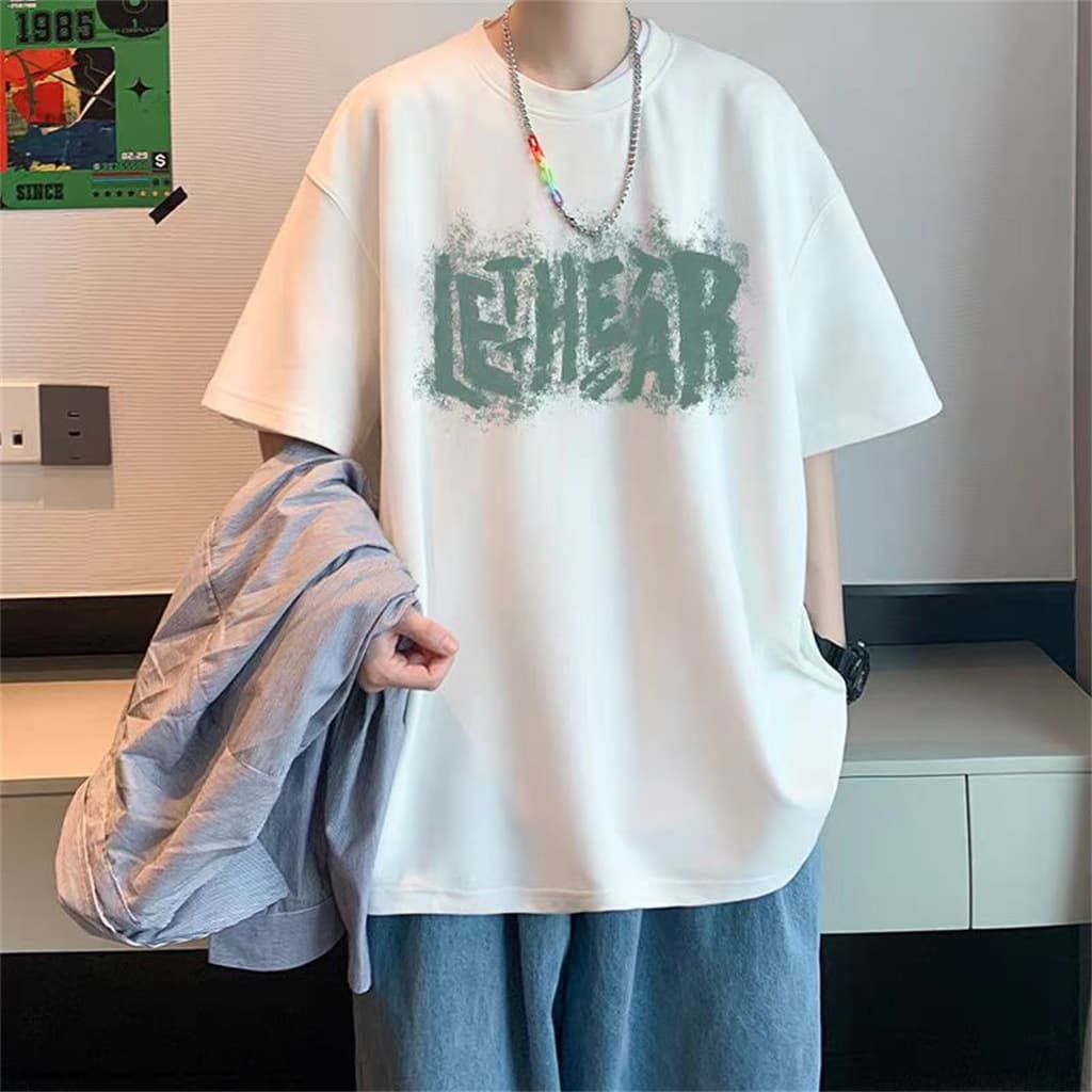 Foreign Trade Cross-border Men Shirt Cheap Casual Men Summer Men's Short Sleeve T-Shirt Wholesale Crew Neck Print Supply