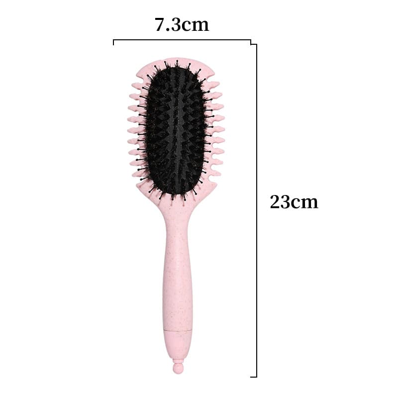 Amazon Best-Selling Bouncy Curl Air Cushion Comb, Scalp Massage, Detangling Boar Bristle Hair Styling Cushion Brush