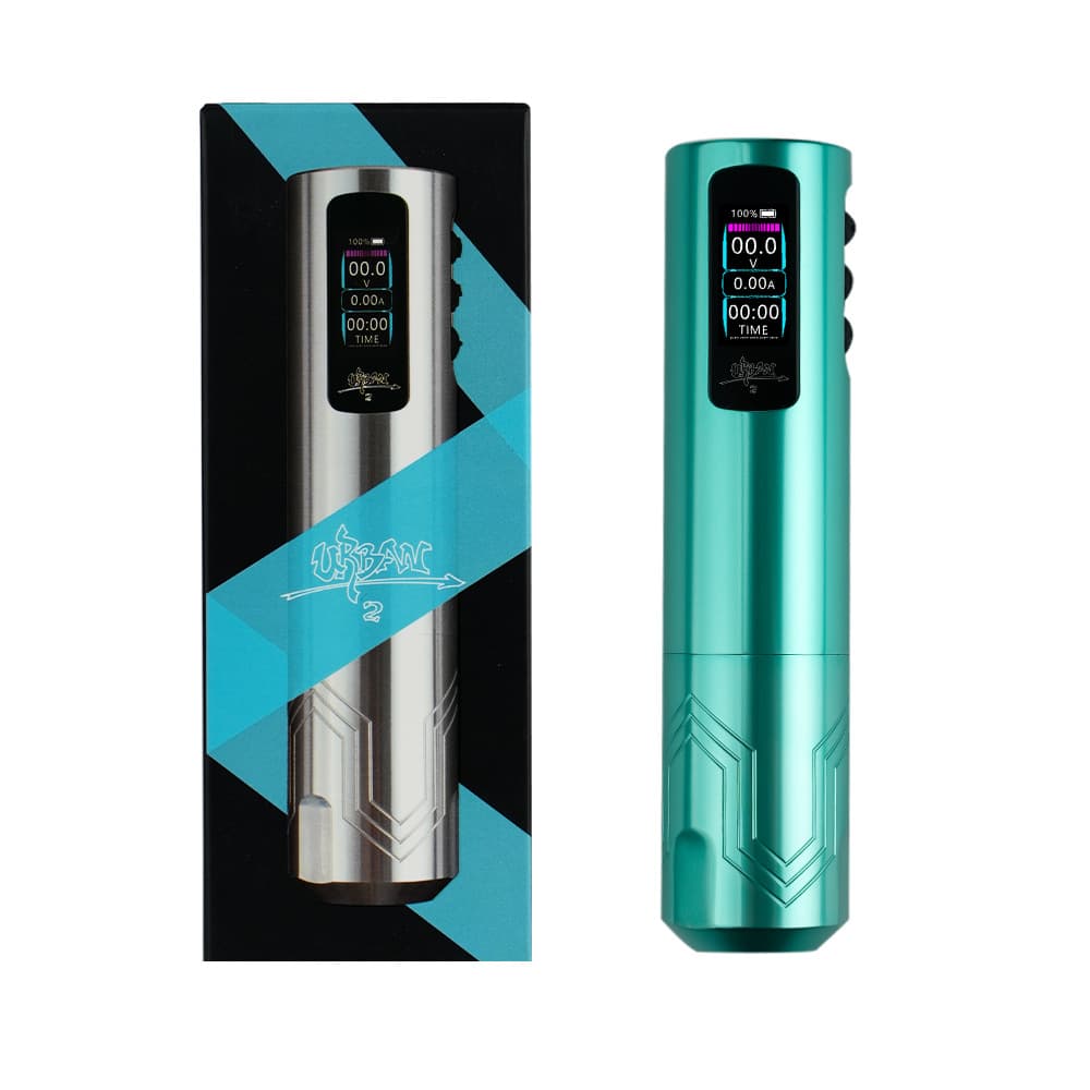 Longyiren Tattoo URB-2 Wireless Battery Pen LED Color Screen Motor Machine High Appearance Tattoo Machine Tattoo Pen