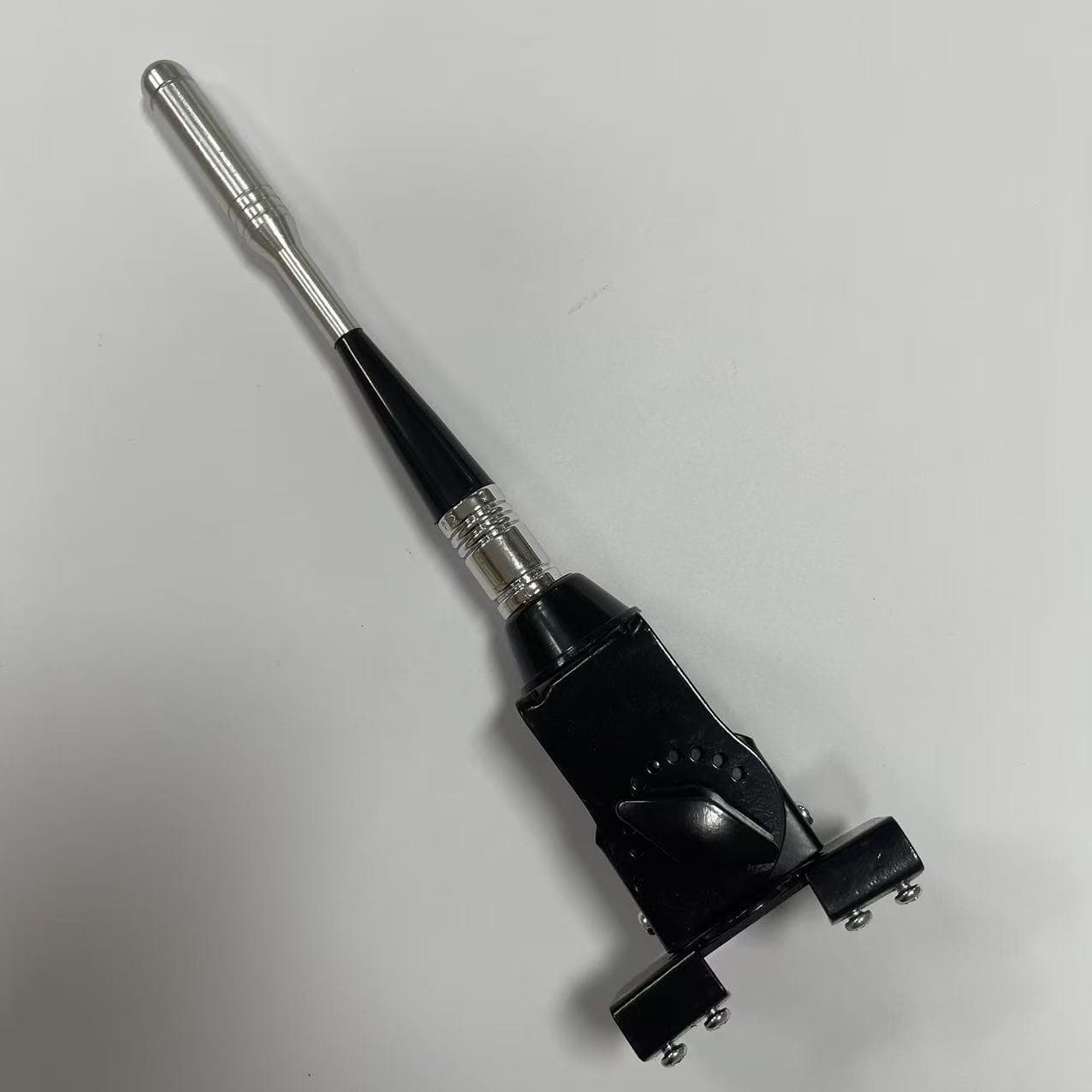 Car Antenna Modification Metal Telescopic Antenna, Black Clamp-On Car Antenna Decorative Universal Fit
