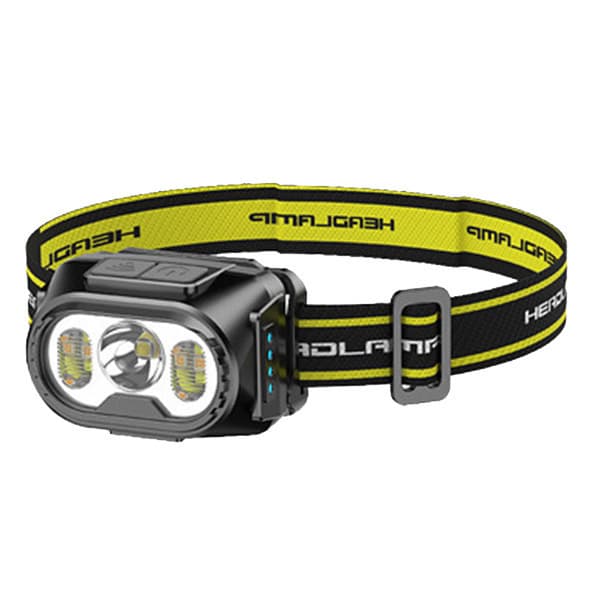 New Cross-Border Strong Beam Headlamp Super Bright Fishing Construction Site Head-Mounted Flashlight Ultra-Long Battery Life Outdoor Headlight