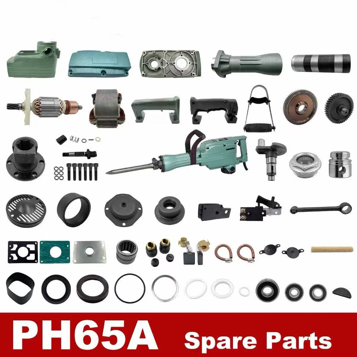 NiuLiTe Cross-border Factory Direct Electric Hammer Accessories Compatible with PH65A Full Set of Accessories