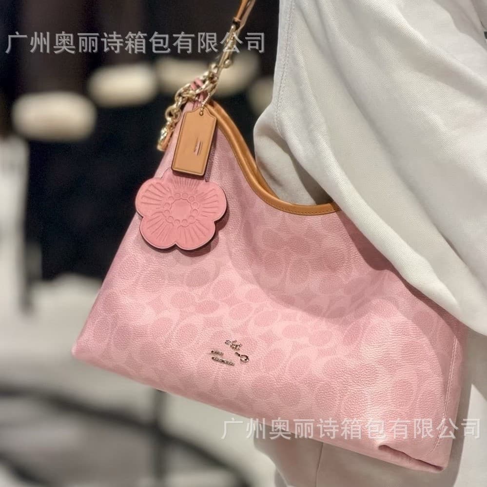 Koujia Valentine's Day Pink Limited Edition Hobo Bag Underarm Bag Bucket Bag Boston Pillow Bag Jasmine Tote Bag