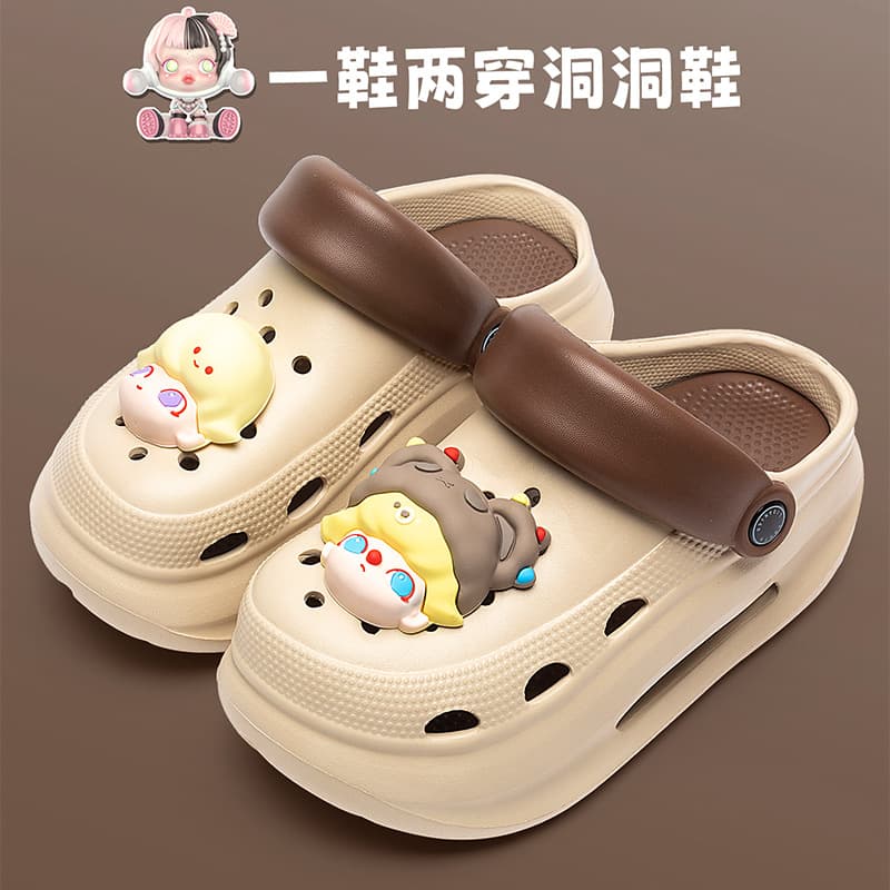 Women's Thick-Soled Clogs, Non-Slip Platform Toe Sandals, Summer Beach Slippers