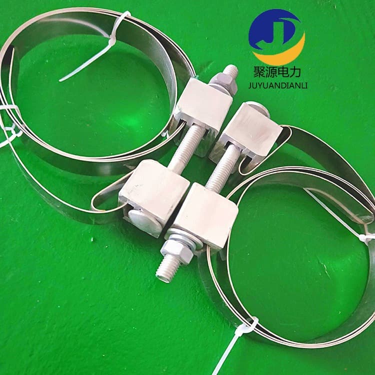 Type 201 Stainless Steel Strapping, Pole Collar Steel Strapping, 1.2m Long Stainless Steel Cable Tie, Steel Pipe and Strapping
