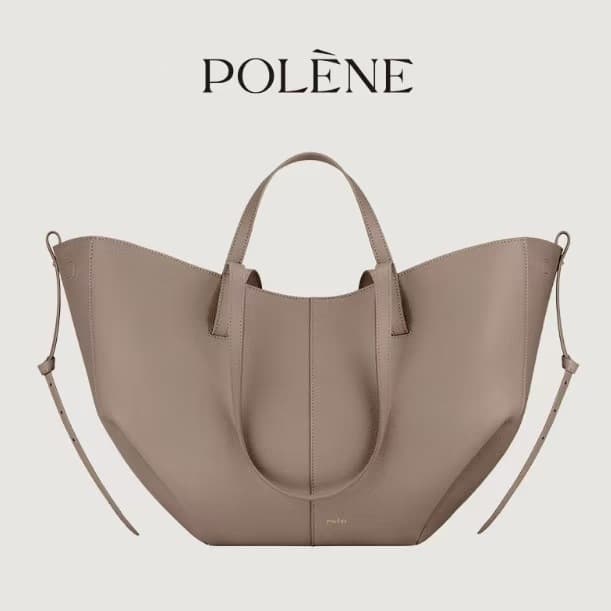 Pol Bolingen Wing Bag Cyme Lychee Pattern Tote Bag Large Capacity Commuter Handbag Shoulder Bag Cross-border Women's Bag