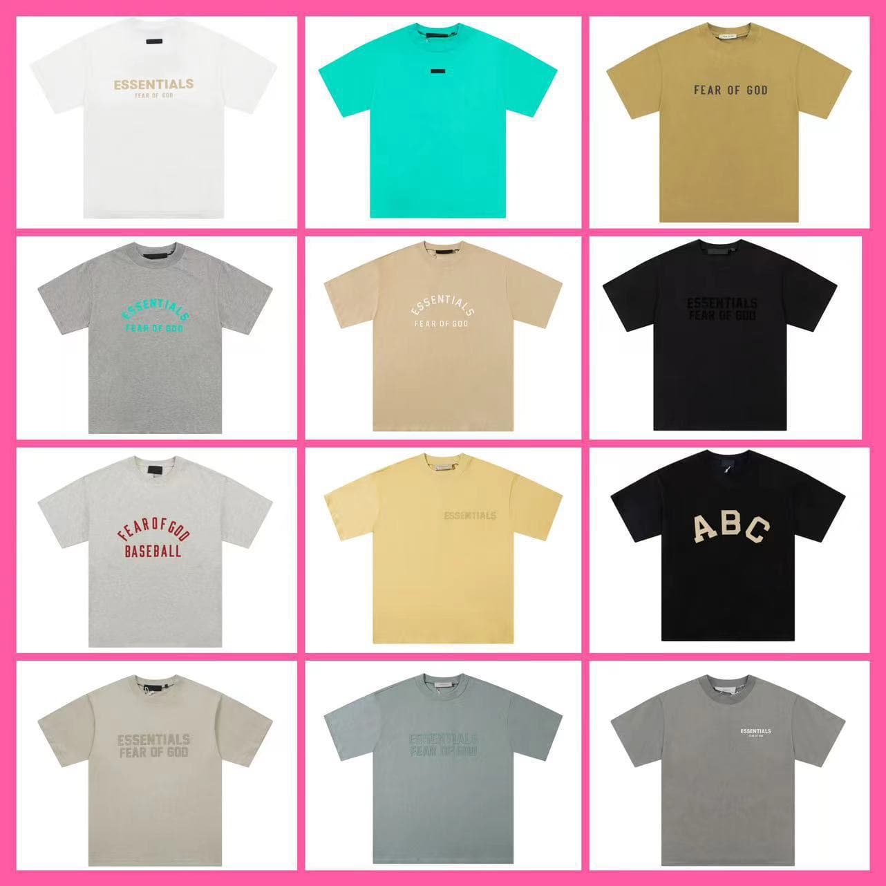 Trendy Brand Replica American High Street Round Neck Pure Cotton Casual Relaxed Fit Unisex Short Sleeve T-Shirt
