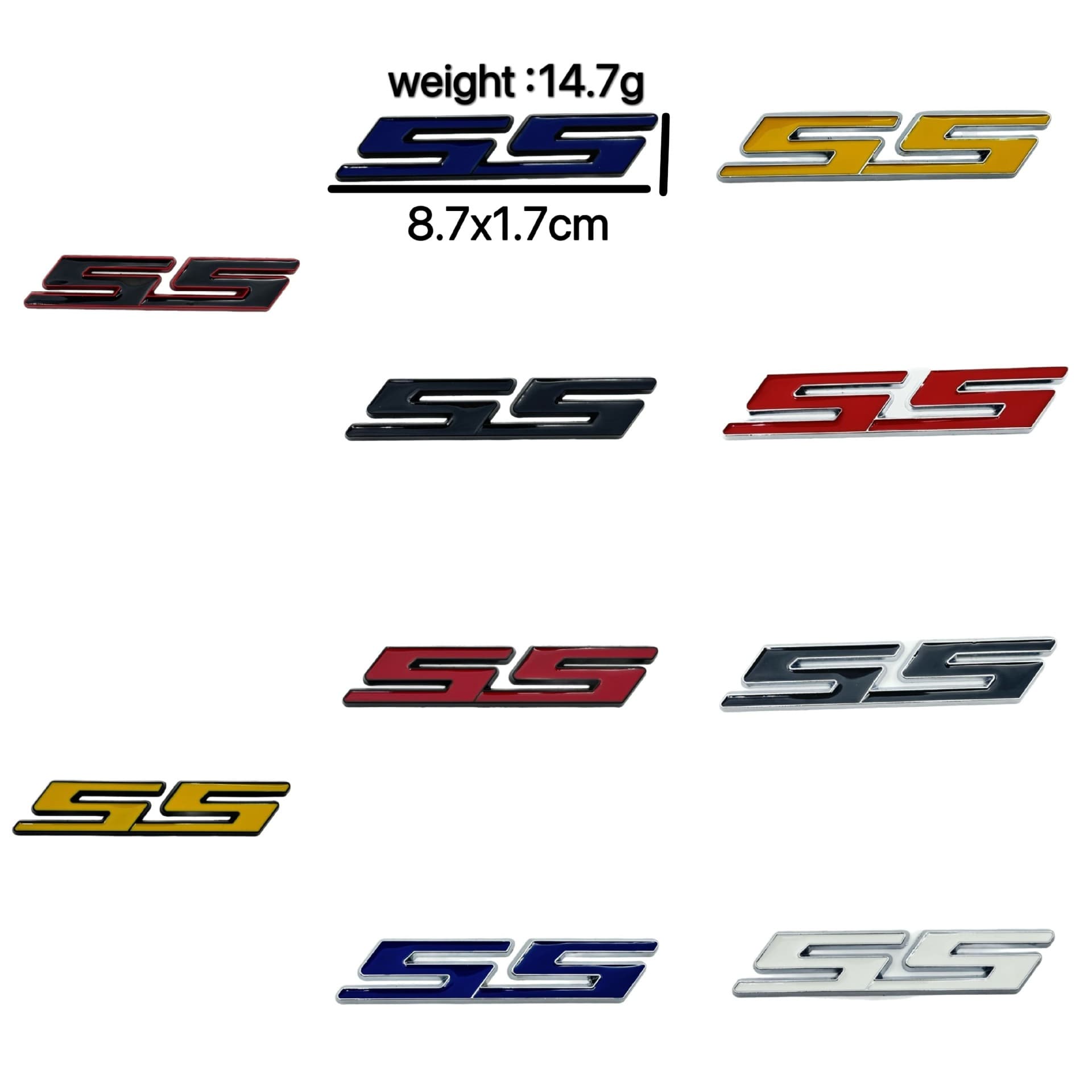 SS metal personalized car stickers SS stickers SS metal modified car stickers SS car stickers Chevrolet