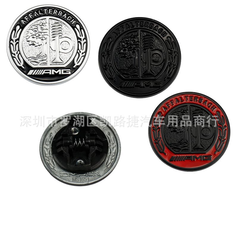 For Mercedes-Benz Hood Emblem C-Class E-Class Modification C180 C200 E200L E260L Engine Hood Badge