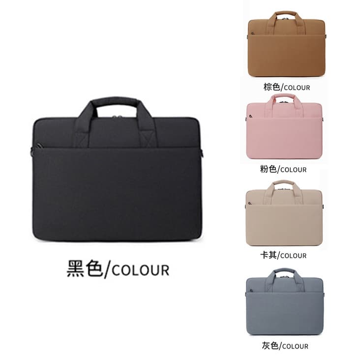 Cross-border Lightweight Laptop Sleeve Bag Large Capacity Multifunctional Crossbody Laptop Bag Airbag Shockproof Handbag
