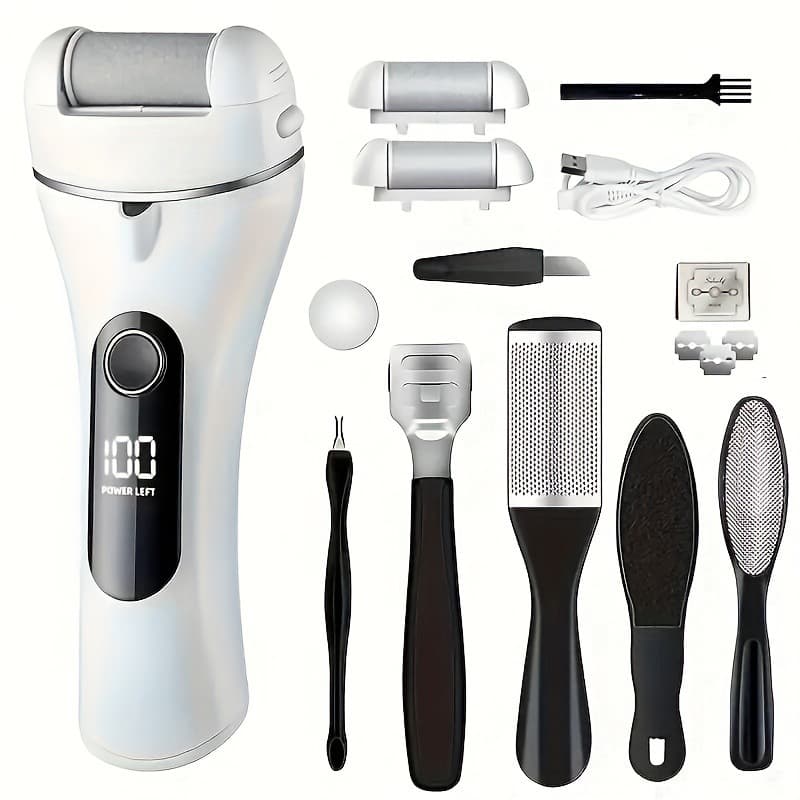 2026 New Cross-border Drop Shipping Rechargeable Electric Callus Remover Kit 14-in-1