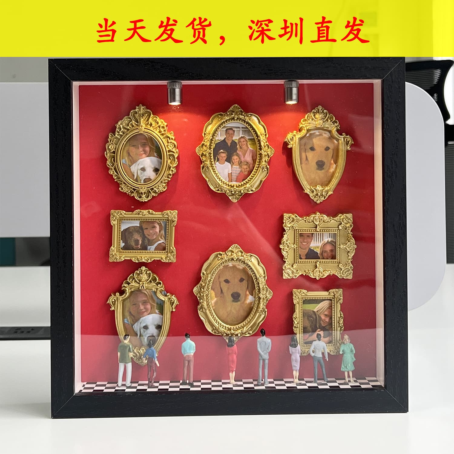 New Arrival In Stock DIY Handcrafted Mini Museum Silhouette Gift