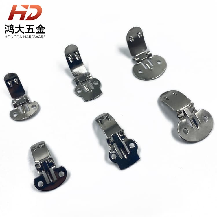 Metal Shoe Buckle Flower Elastic Clasp Detachable Manganese Steel Iron Shoe Clip Bow Flower Clip