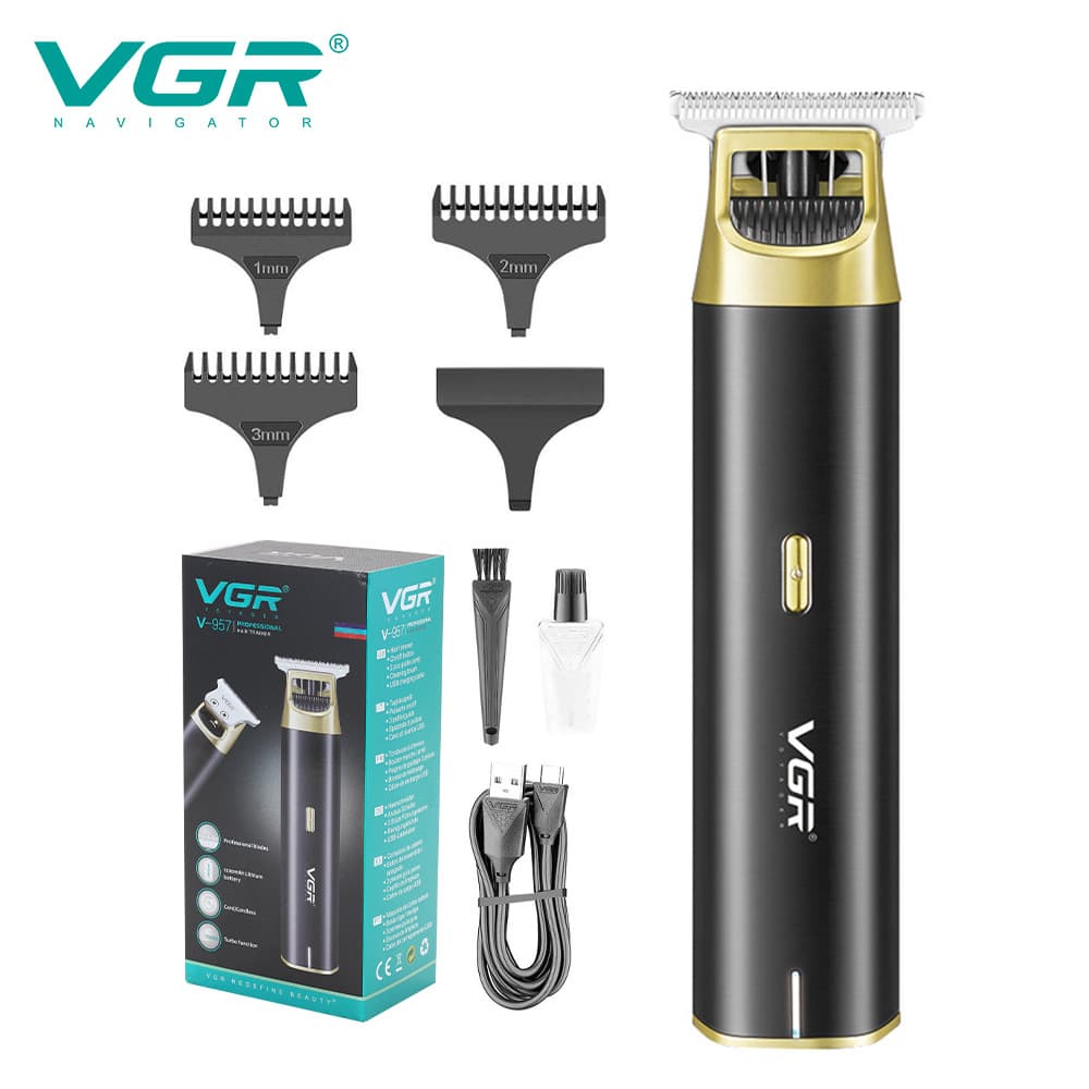Vgr957 Cross-Border Electric Clipper Oil Head Electric High-Power Engraving and Engraving Electric Clipper Professional Metal Hair Clipper