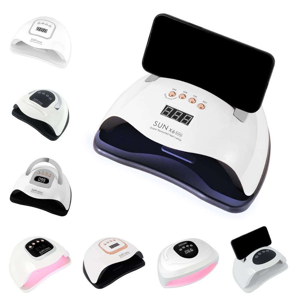 X5/X6/X7 Nail Lamp 220W High Power Nail Phototherapy Lamp No Blackening Hand Phototherapy Machine Nail Salon UV Curing Lamp