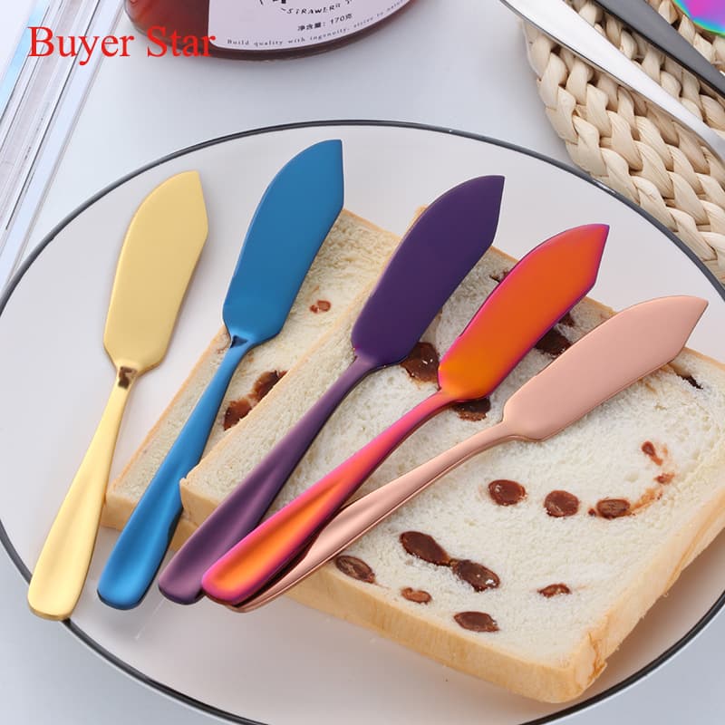 304 Stainless Steel Butter Knife, Cheese Knife, Jam Spatula, Breakfast Peanut Butter Spreader, Baking Scraper