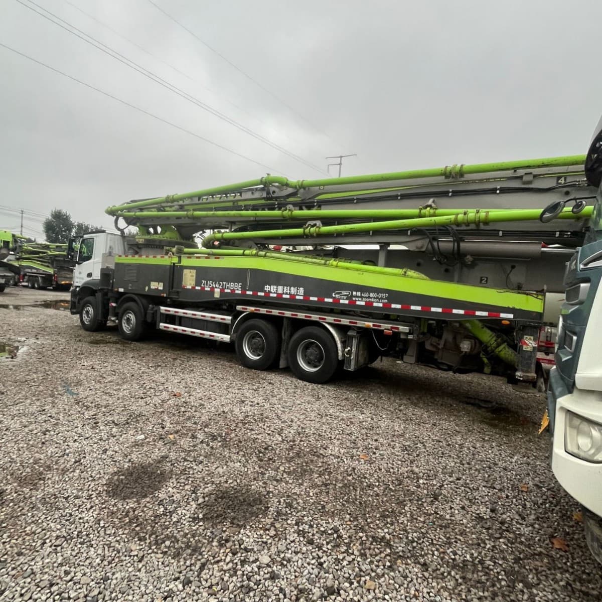 Agricultural Construction Machinery 47-meter Concrete Pump Truck, Casting Boom Pump, 420 HP Stable Structure Easy Operation