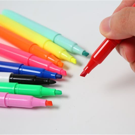 Colorful watercolor markers for children's drawing, large capacity, easy-to-erase doodle writing without traces, water-based markers