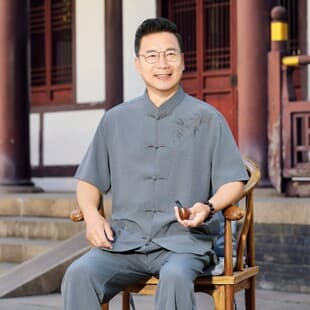 Chinese Style Tang Suit Men's Short Sleeve Set Summer for Middle-aged and Elderly Men, Pine and Bamboo Embroidery, Loose Plus Size Dad Clothing